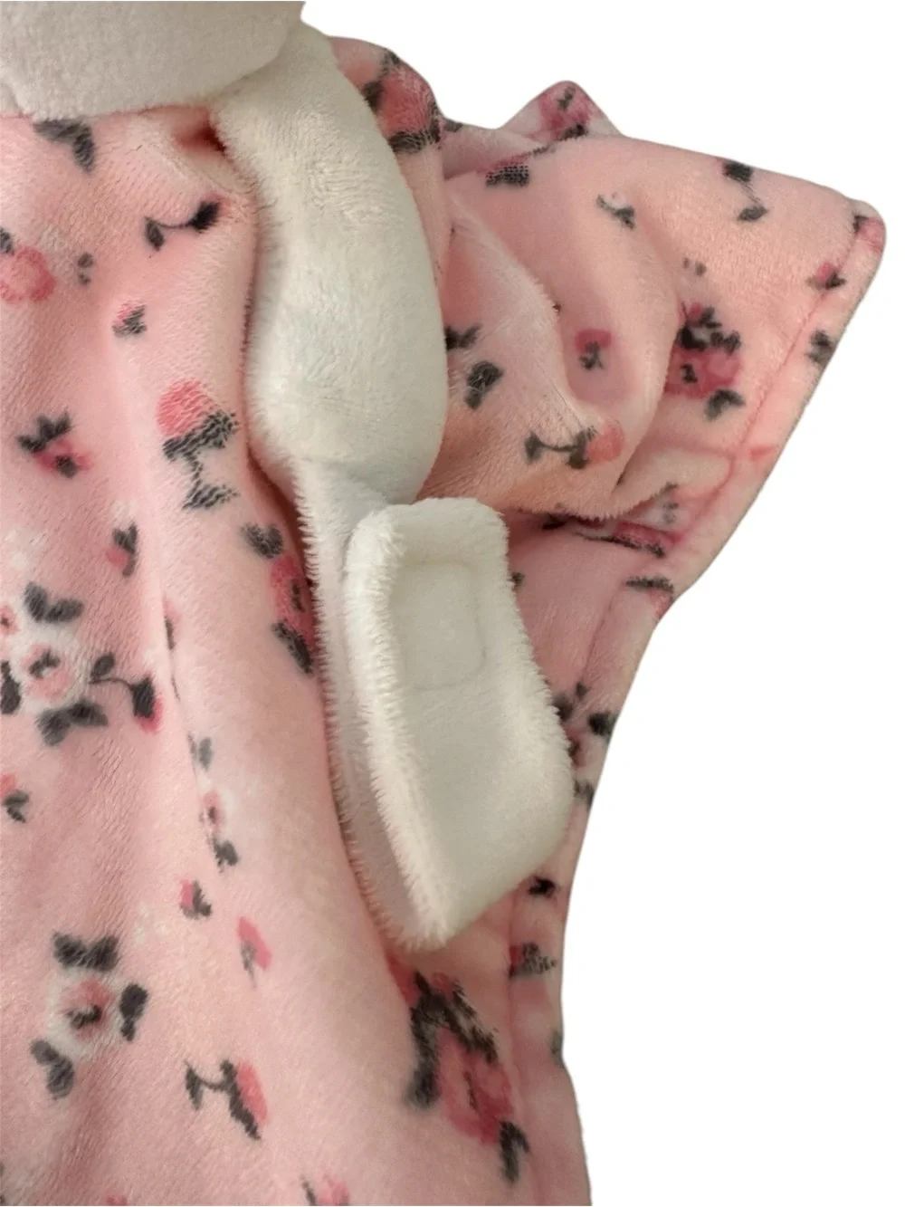 Modern Baby Snuggle Blankie Bunny Rabbit Pacifier Holder Security Blanket Lovey